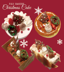 ◆Strawberry Shortcake $35~ ◆Souffle Cheesecake $30 ◆Passionata Log $35~ ◆Chestnut Log $35~