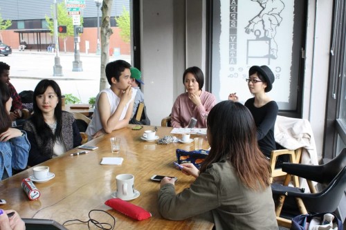 meeting at Cafe Vita-min