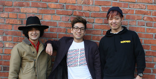 左からMINO、ジョージ、ジロー