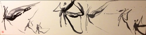 蝶の道行き