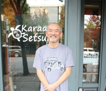 笑顔が素敵なオーナーシェフの松本好直さん