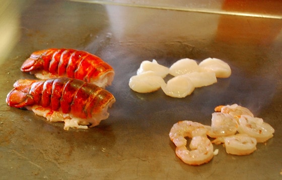 輝くシーフードたち、食べるのが待ちきれない！