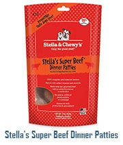 $28.99(15oz./425g) フリーズドライタイプ。温水をかけてふやかしてから与える。原材料の95%がビーフ、残りはオーガニックの野菜と果物。