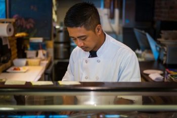 ヘッドシェフのメルビン・バーガリンさん