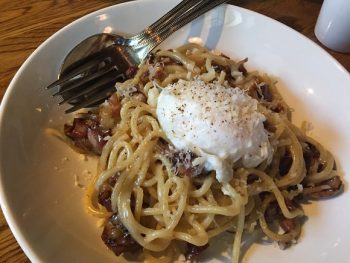 Bucatini Carbonara $17
