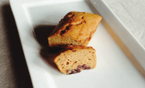 きな粉と豆腐ケーキ