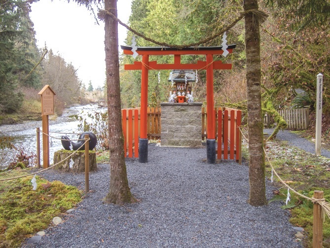 アメリカ椿大神社で初詣
