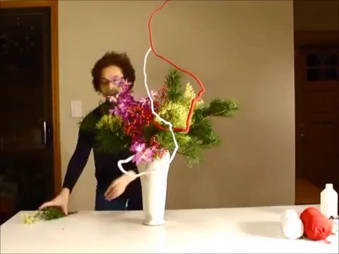 正月花の活け方
