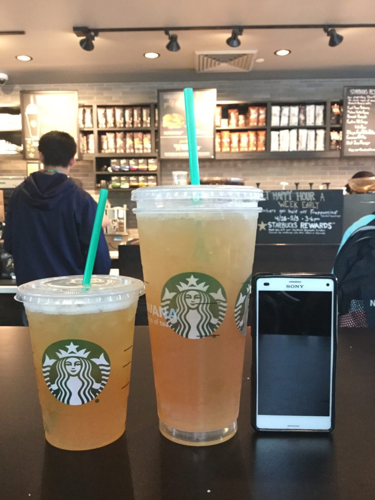 日本から友達がきたらコレ！～スタバ最大サイズを注文しよう～