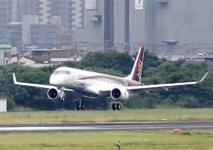 MRJ飛行試験機、2日連続で空調システムの不具合が発生