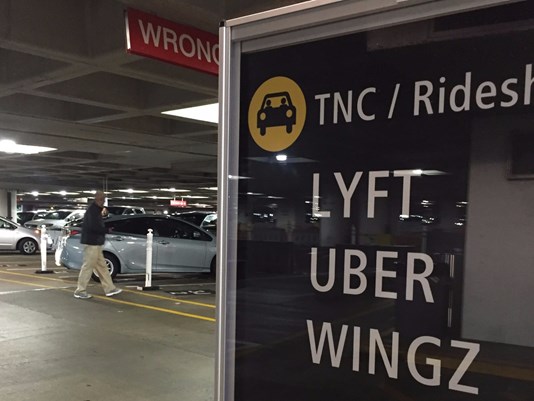 UberやLyftのサービスをシータック空港で