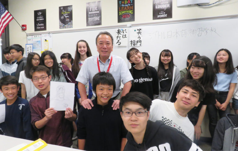 シアトル日本語補習学校　柏 隆さん