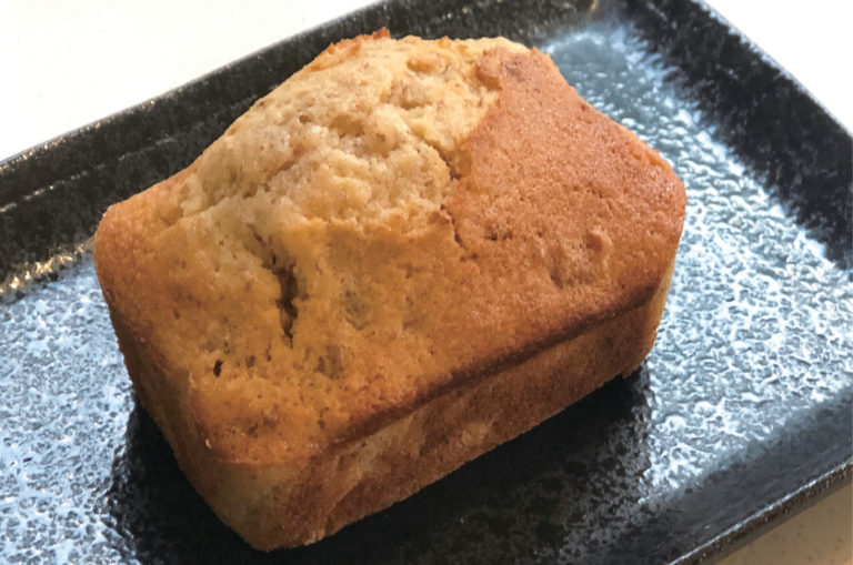 バナナカラメルパウンドケーキ