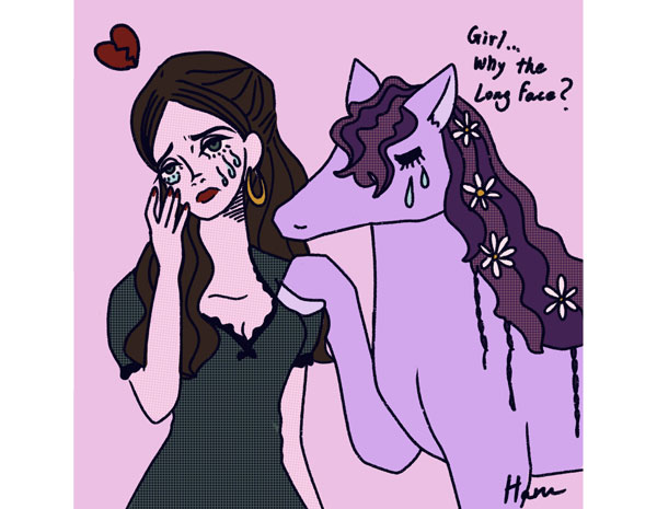 「顔長」って、だれが顔長いねん　~Why the long face?