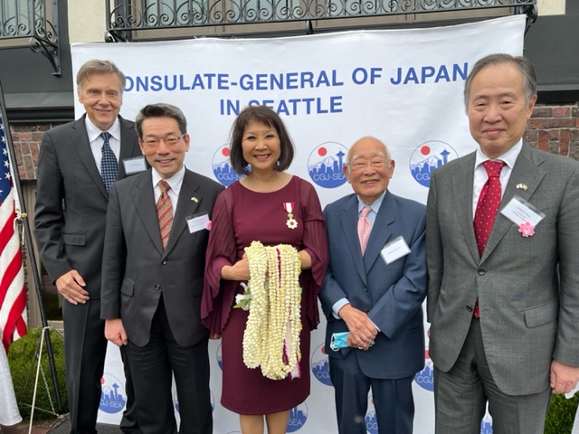 冨田浩司駐米大使のワシントン州来訪
