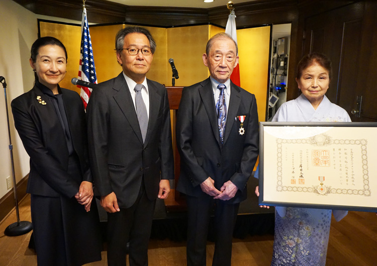 加柴司郎氏に旭日小綬章（きょくじつそうこうしょう）